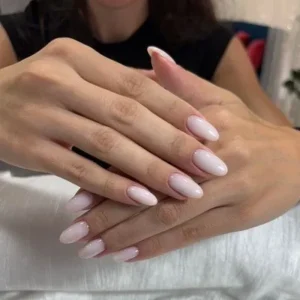 Ombre acrylic nail art Design Nails - IK Studio